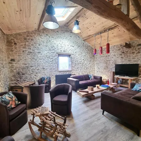 Familial En Pierres Avec Jardin Et Animaux Acceptes - Fr-1-496-317 Le Cergne
